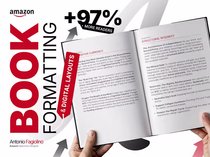 Cover image for Book Formatting Showcase — Editorial Layouts for KDP