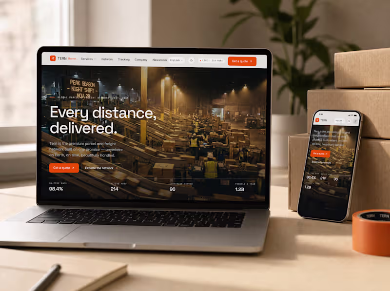 Cover image for TERN — Global logistics network.