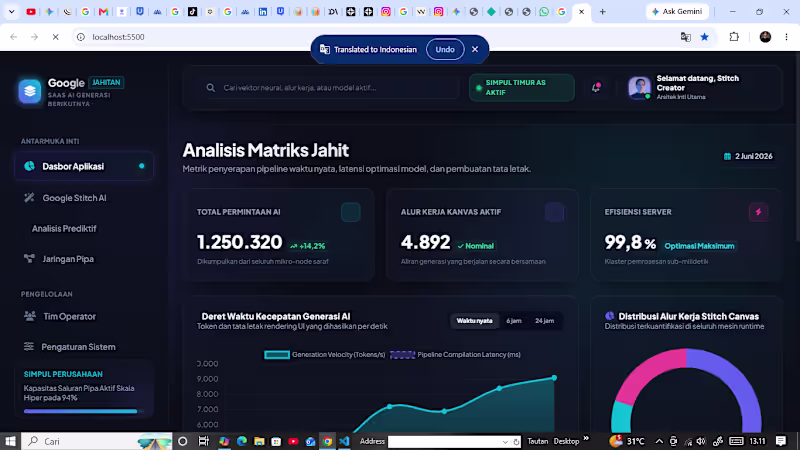 Cover image for Create an Interactive Google Stitch App Dashboard Today