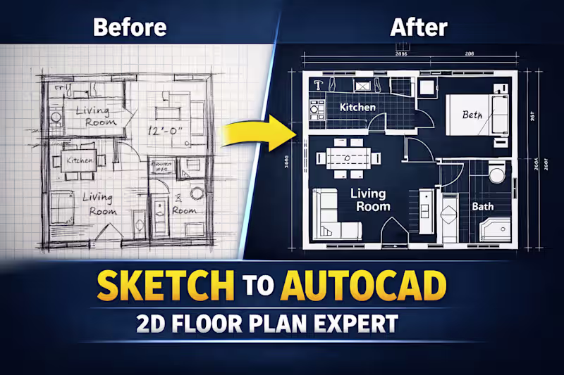Cover image for Sketch To Autocad 