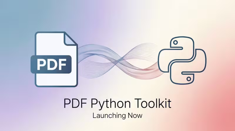Cover image for 🛠️ I just published PDF