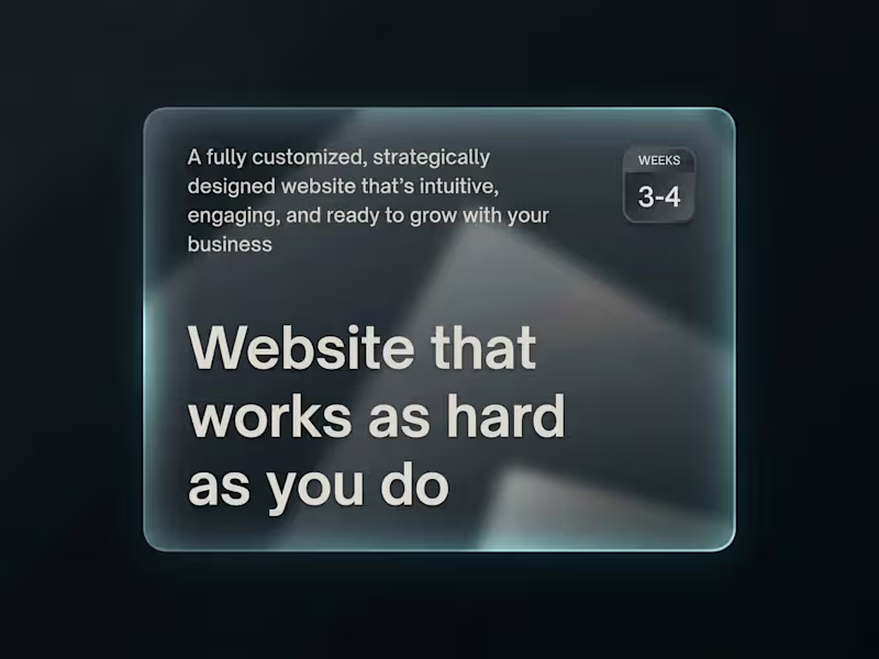 Cover image for Website Design