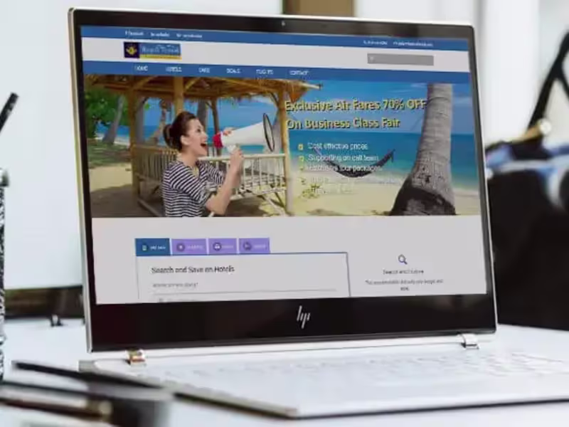 Cover image for Web Application of Royal Travels