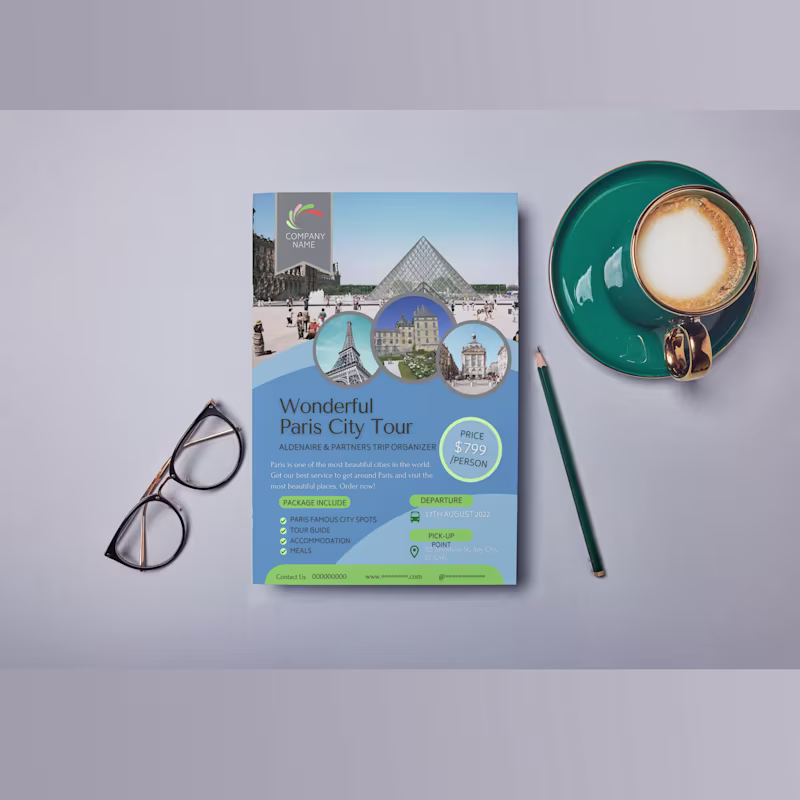 Cover image for Brochure Design for Travel Agency