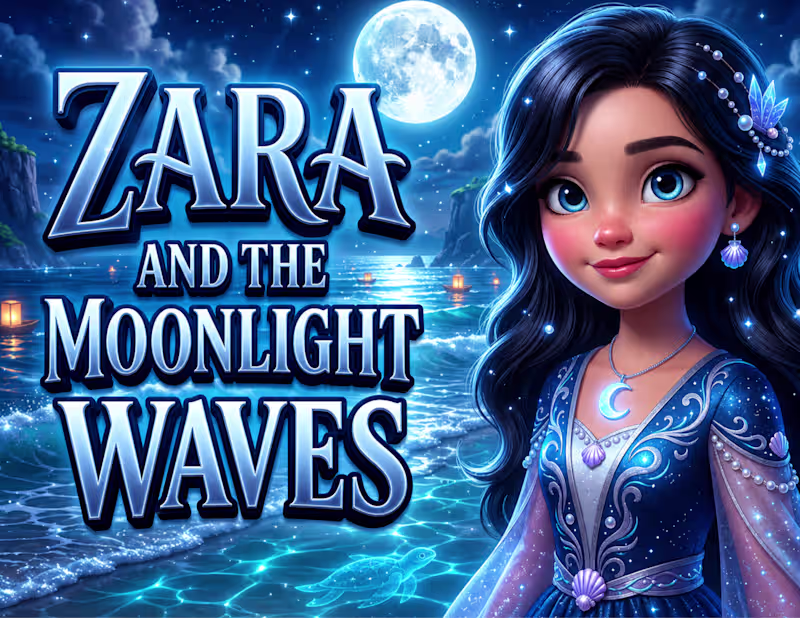 Cover image for ZARA AND THE MOONLIGHT WAVES