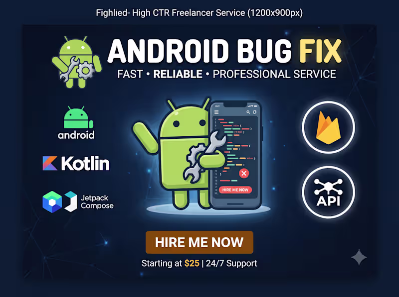 Cover image for Androd App Developement | Bugs Fixes