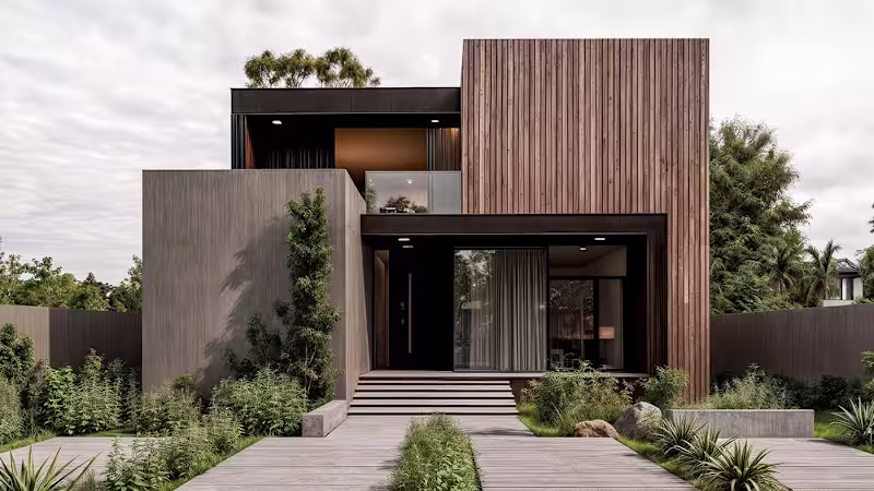 Cover image for **Residential Exterior Render Collection**