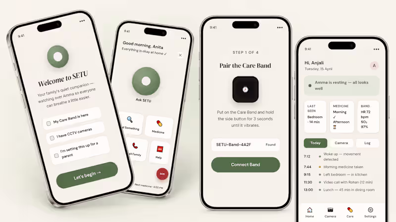 Cover image for SETU — Privacy-First, Voice-First Eldercare Ecosystem