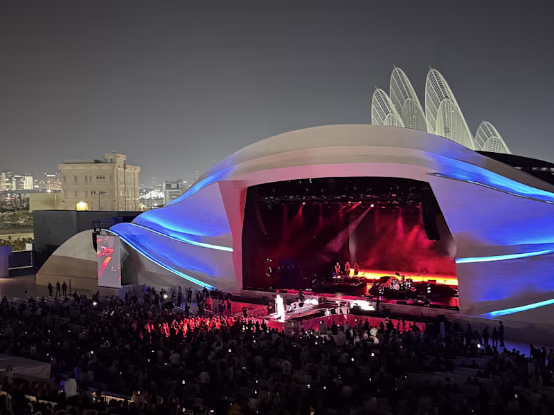 Cover image for Social Media Coverage: Saadiyat Nights
