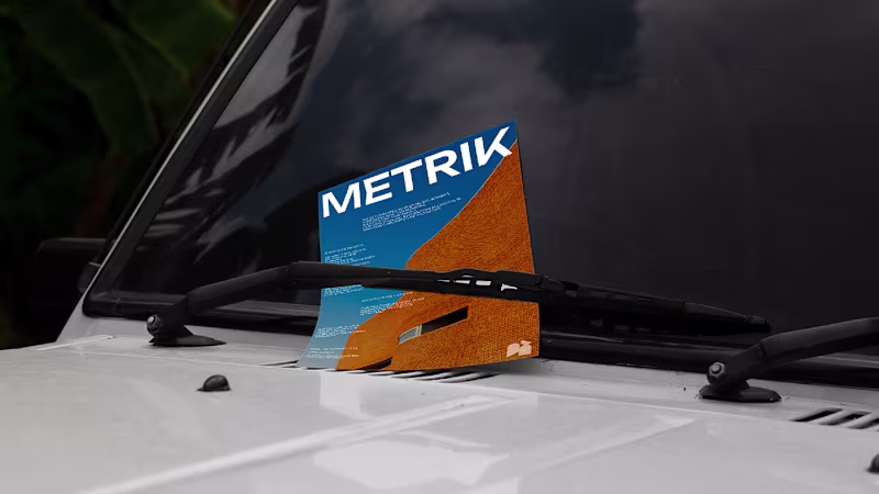 Cover image for Metrik Architecture firm - brand design :: Behance
