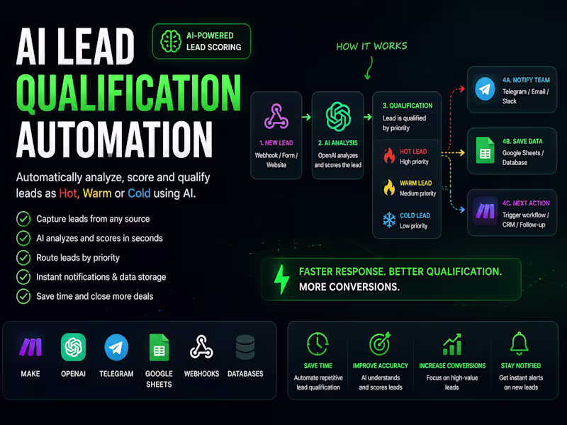 Cover image for AI Lead Qualification Automation