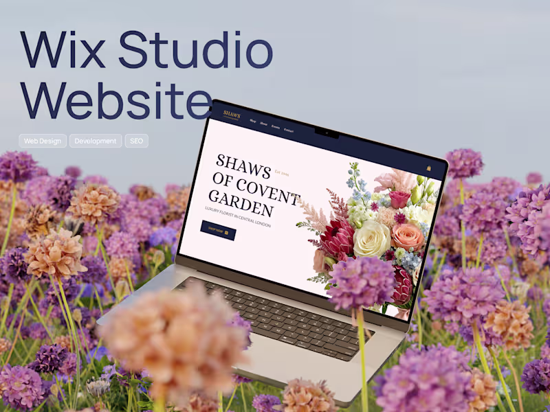 Cover image for Wix web design and Wix