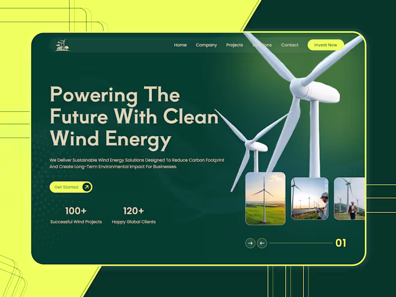 Cover image for 🌬️⚡ Power the Future – Wind
