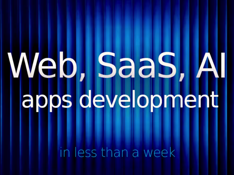 Cover image for Build an AI-Powered Web App or SaaS (Fast & Production-Ready)
