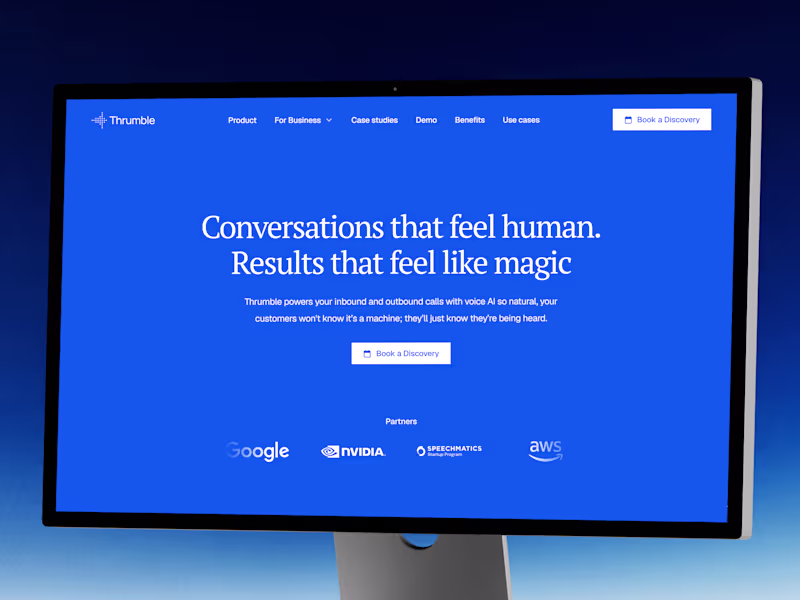 Cover image for Thrumble — Brand Identity & Website Design