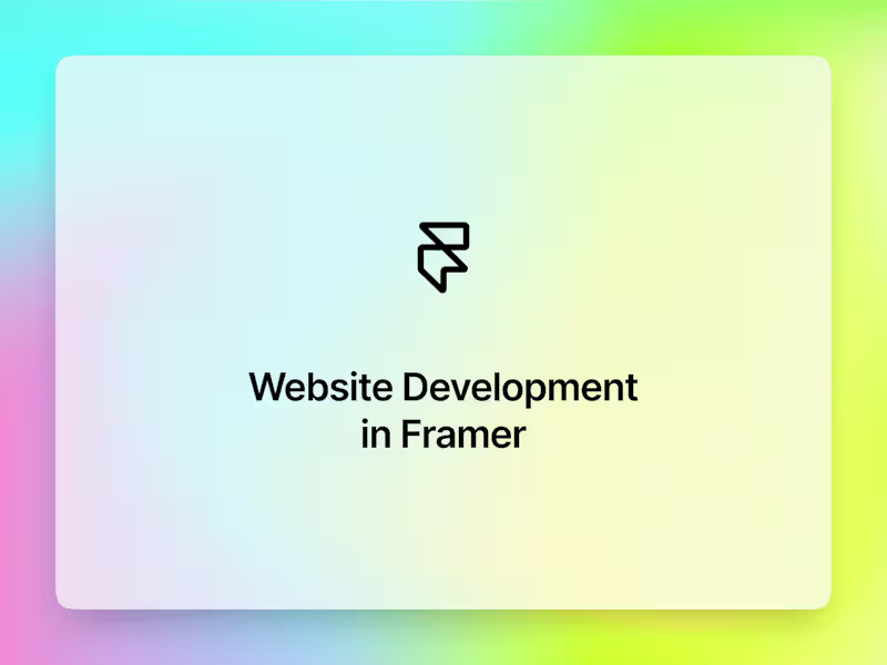 Cover image for Website in Framer