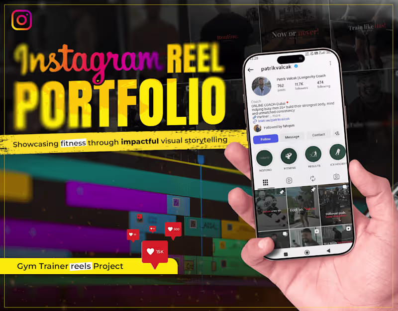 Cover image for instagram Reels | Shorts for a Gym Instructor