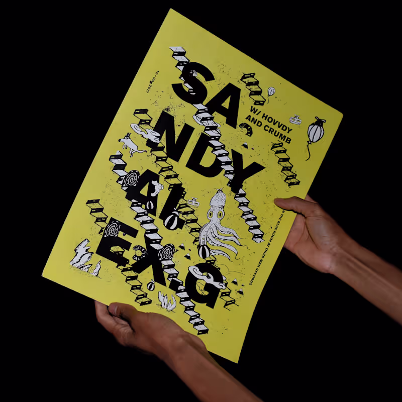 Cover image for Sandy Alex G: Poster Design