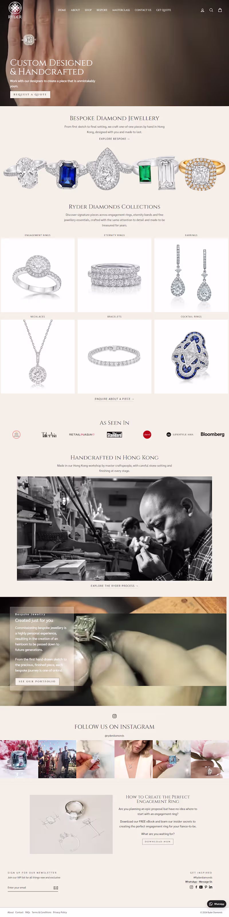 Cover image for Ryder Diamonds | Luxury Jewellery