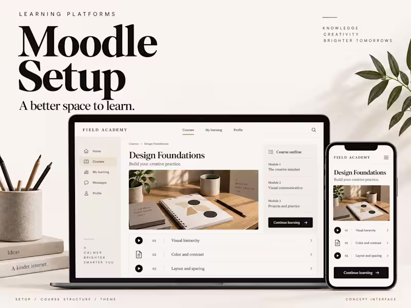 Cover image for Moodle Setup & Customization