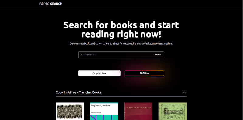 Cover image for Paper-search
