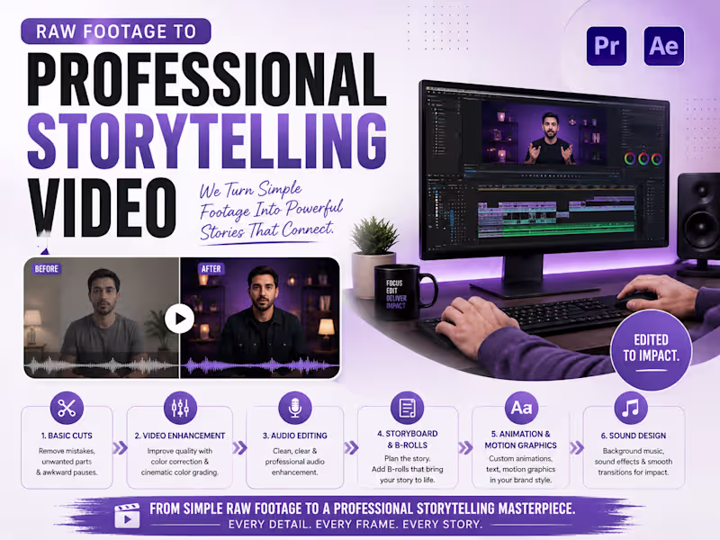 Cover image for From Raw Footage to a Story-Driven Professional Reel