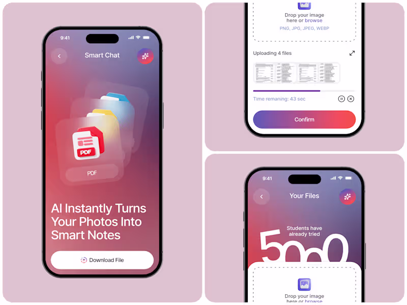 Cover image for AI Study Notes Mobile App