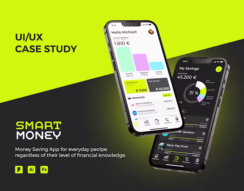 Cover image for SmartMoney - Money Saving App