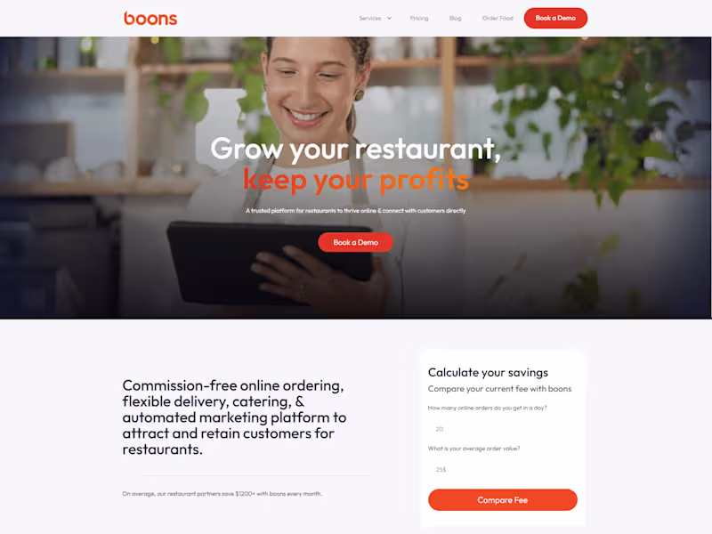 Cover image for Boonnss | Figma to Webflow Website Development