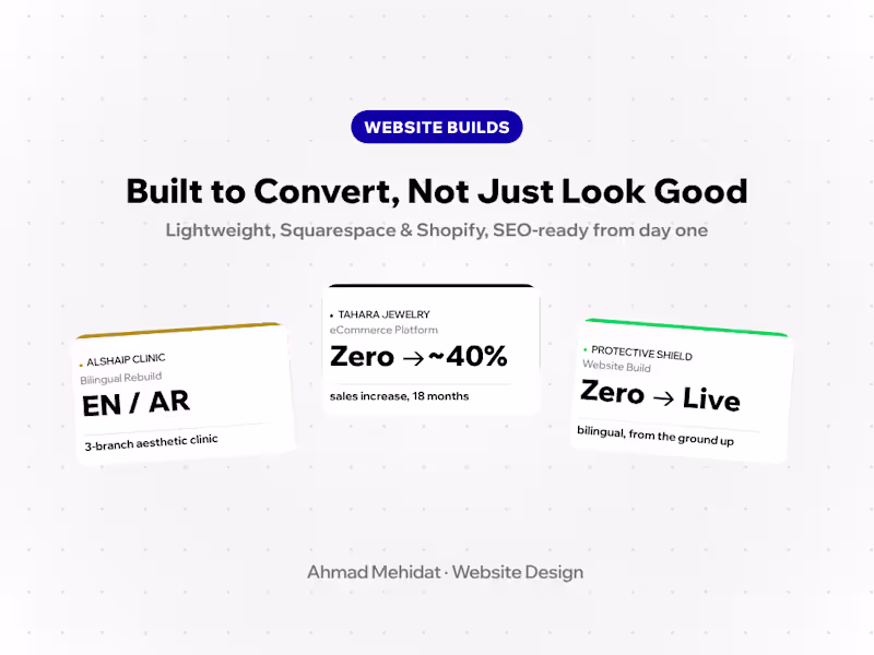 Cover image for Website Design