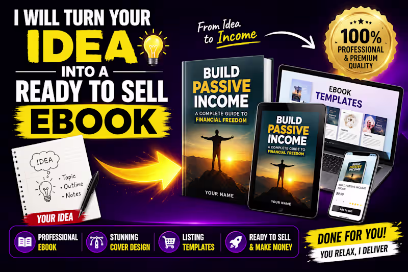 Cover image for I will turn your idea