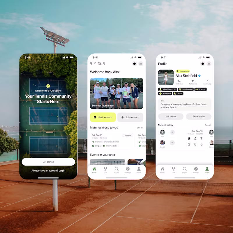 Cover image for UI/UX Redesign for BYOB Sports Mobile App