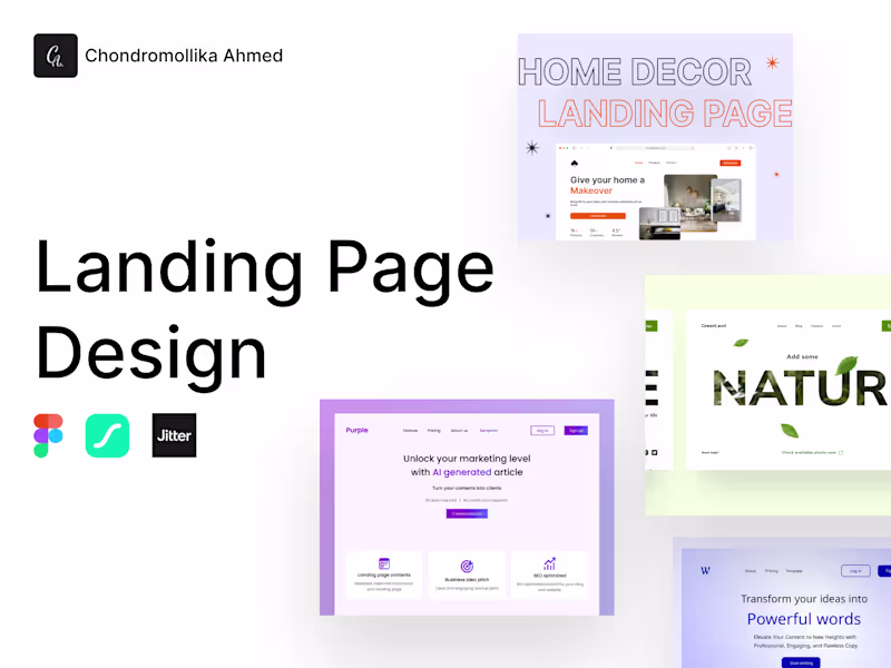 Cover image for Landing Page Design