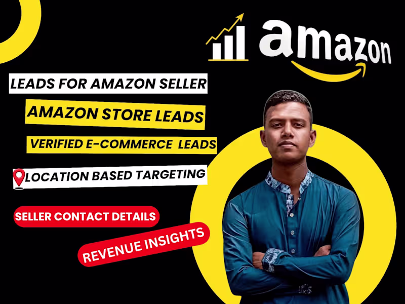 Cover image for Amazon Seller Lead Generation Project