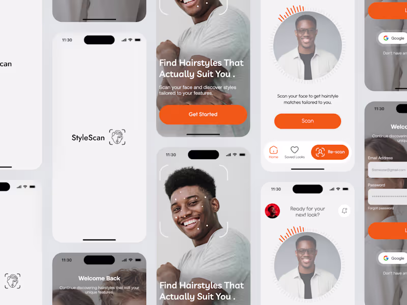 Cover image for Mobile App Design ( Style Scan )