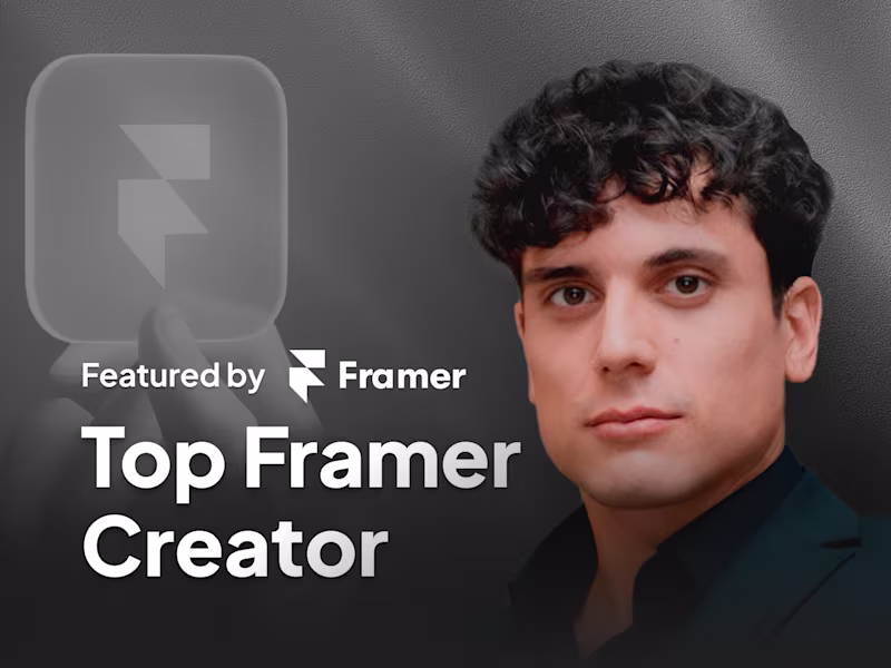 Cover image for Top Framer Creator