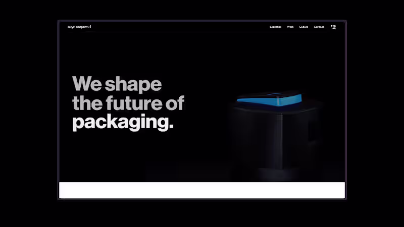 Cover image for Seymourpowell Website