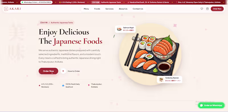 Cover image for PRODUCT TITLE
AKARI — Premium Japanese