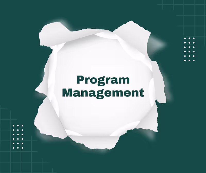 Cover image for Program Management