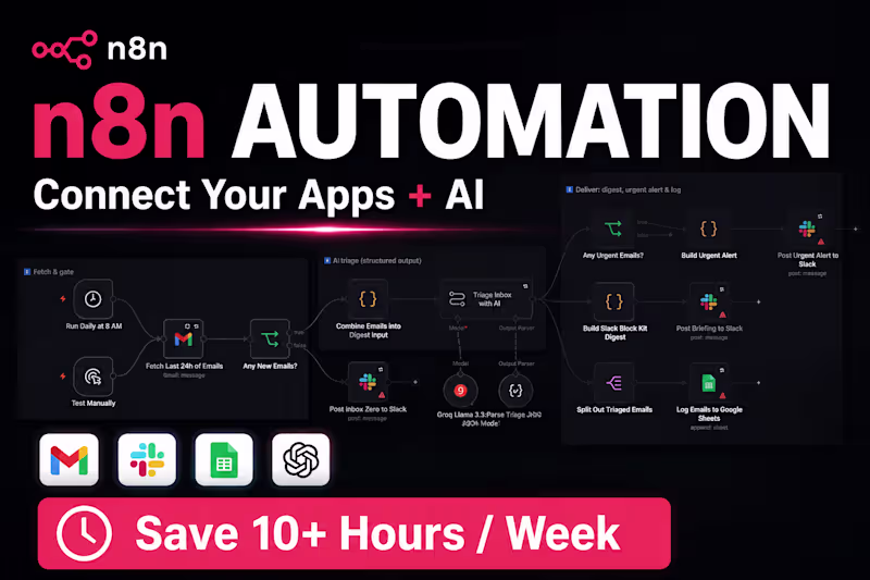 Cover image for Build n8n AI Automation Workflows for Your Business