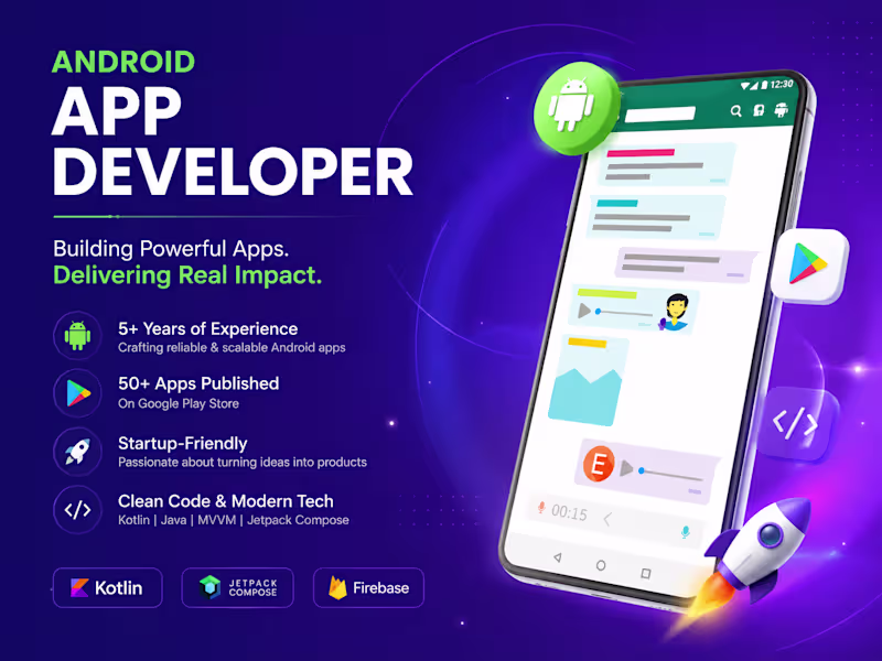 Cover image for Android App Development Services