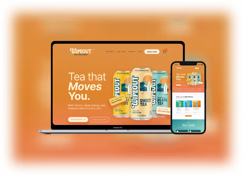 Cover image for Wipeout Beverages (https://drinkwipeout.com/) – Energy