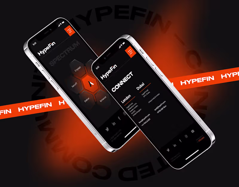 Cover image for HypeFin - corporate branding & website