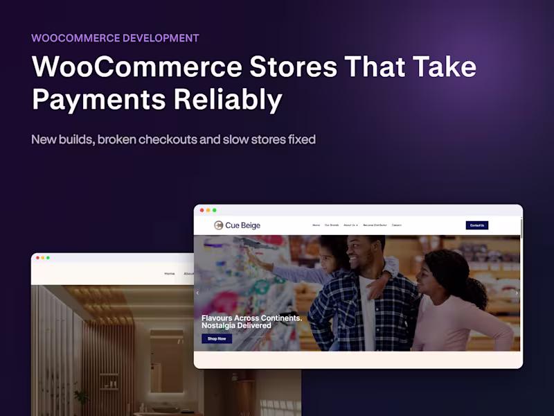 Cover image for WooCommerce Store Build or Fix