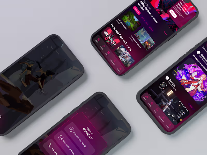 Cover image for Mobile Gaming App