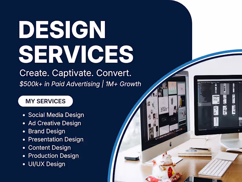 Cover image for Graphic Design for Ads, Social Media & Brand Content