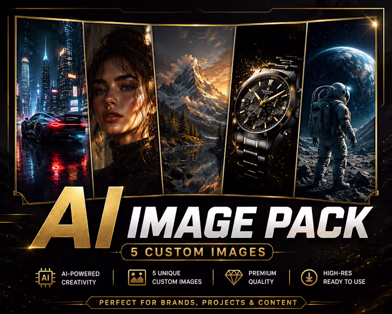 Cover image for AI Image Pack (5 Images)