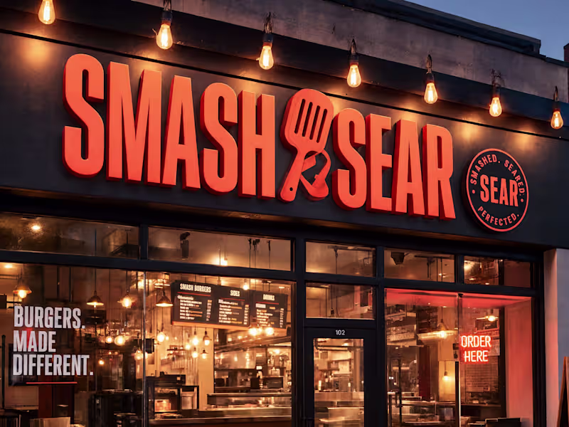 Cover image for Smash & Sear Brand Identity Development