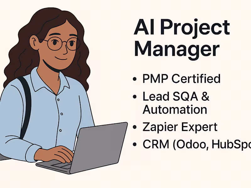 Cover image for Certified PMP | Expert in AI-Driven & IT Project Management