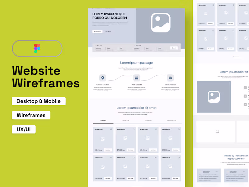 Cover image for I will Create wireframes and plan your Website